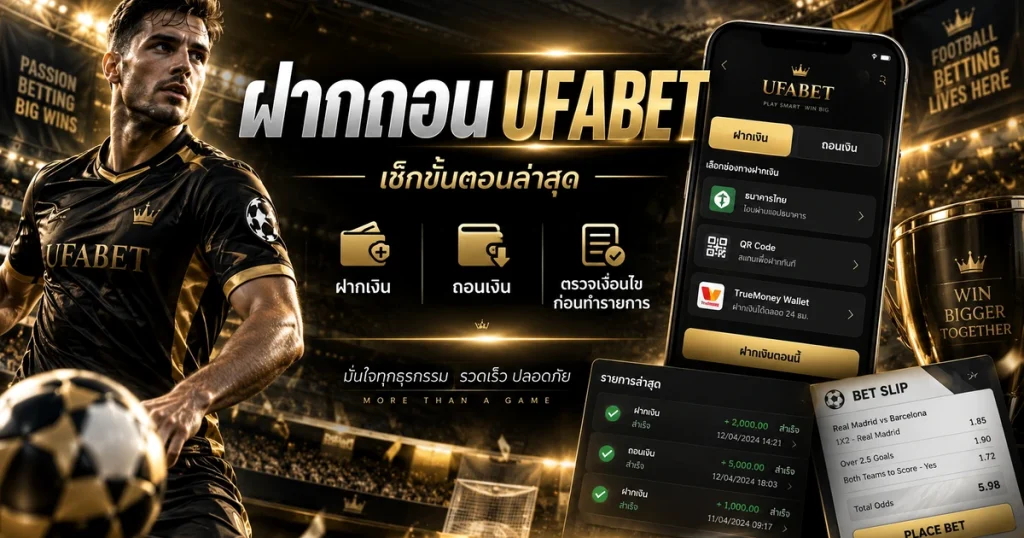 ฝากถอน UFABET รูปประจำเรื่องสำหรับหน้าเว็บ
