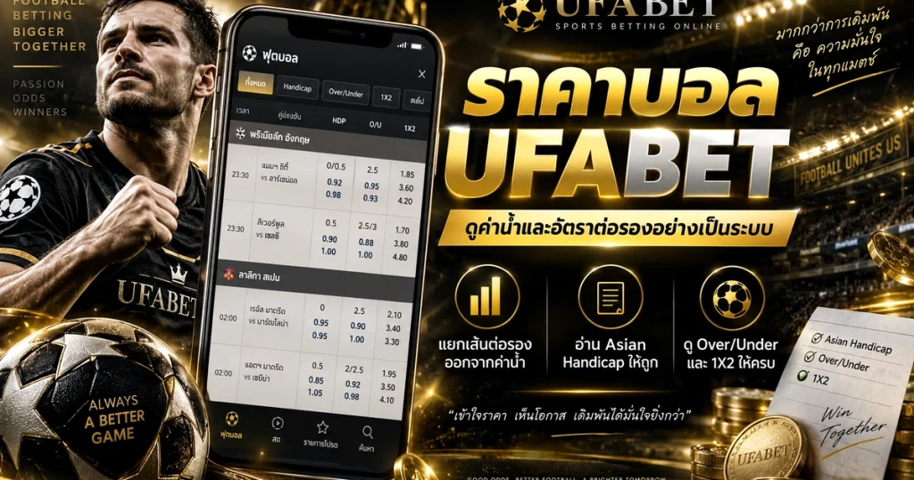 ราคาบอล UFABET รูปประจำเรื่องสำหรับหน้าเว็บ