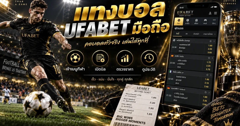 แทงบอล UFABET มือถือ รูปประจำเรื่องสำหรับหน้าเว็บ